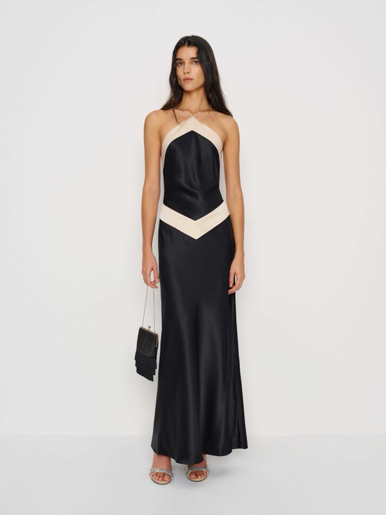 Reformation Dresses & Skirts - Reformation Jillian Silk Dress Black - Size 2